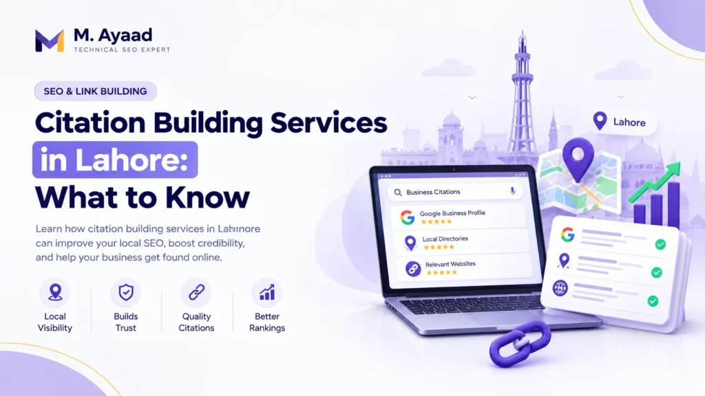 Citation Building Services in Lahore