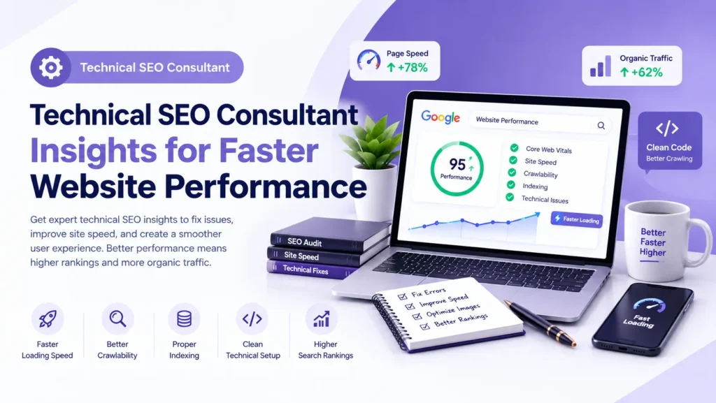 Technical SEO consultant improving website performance