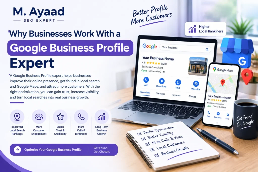 Google Business Profile expert helping businesses