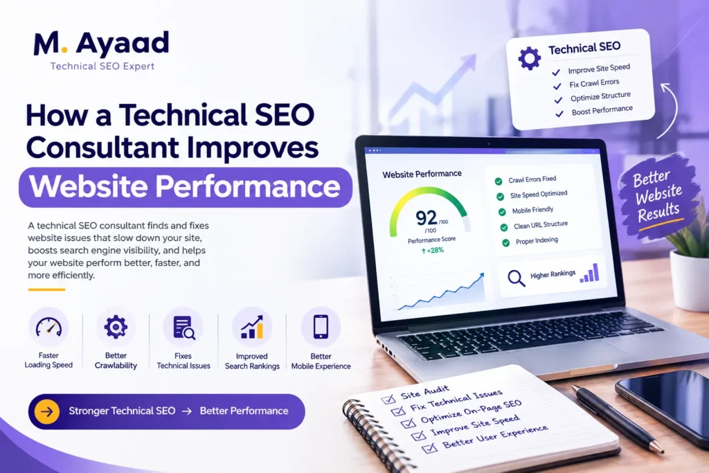 Technical SEO consultant improving website performance